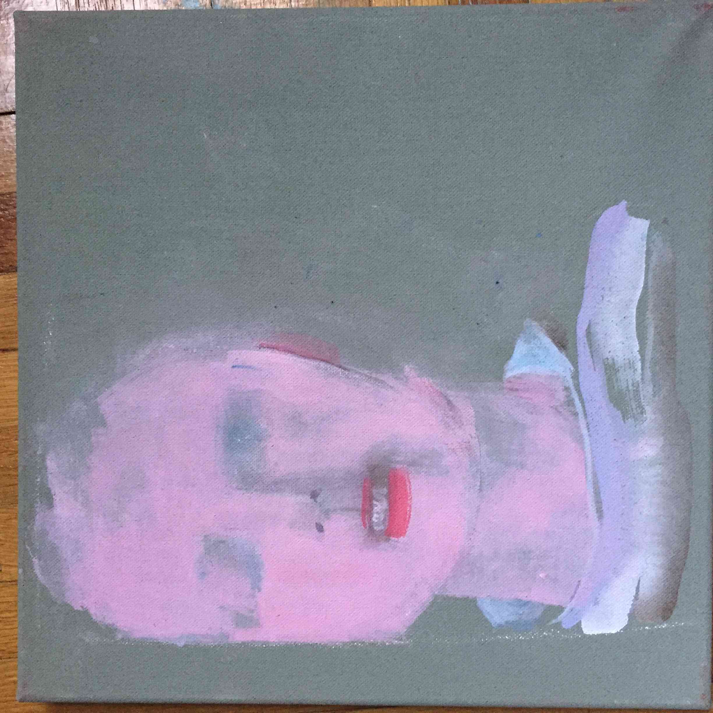 kiss, 30x30cm, oel auf leinwand, 2002
